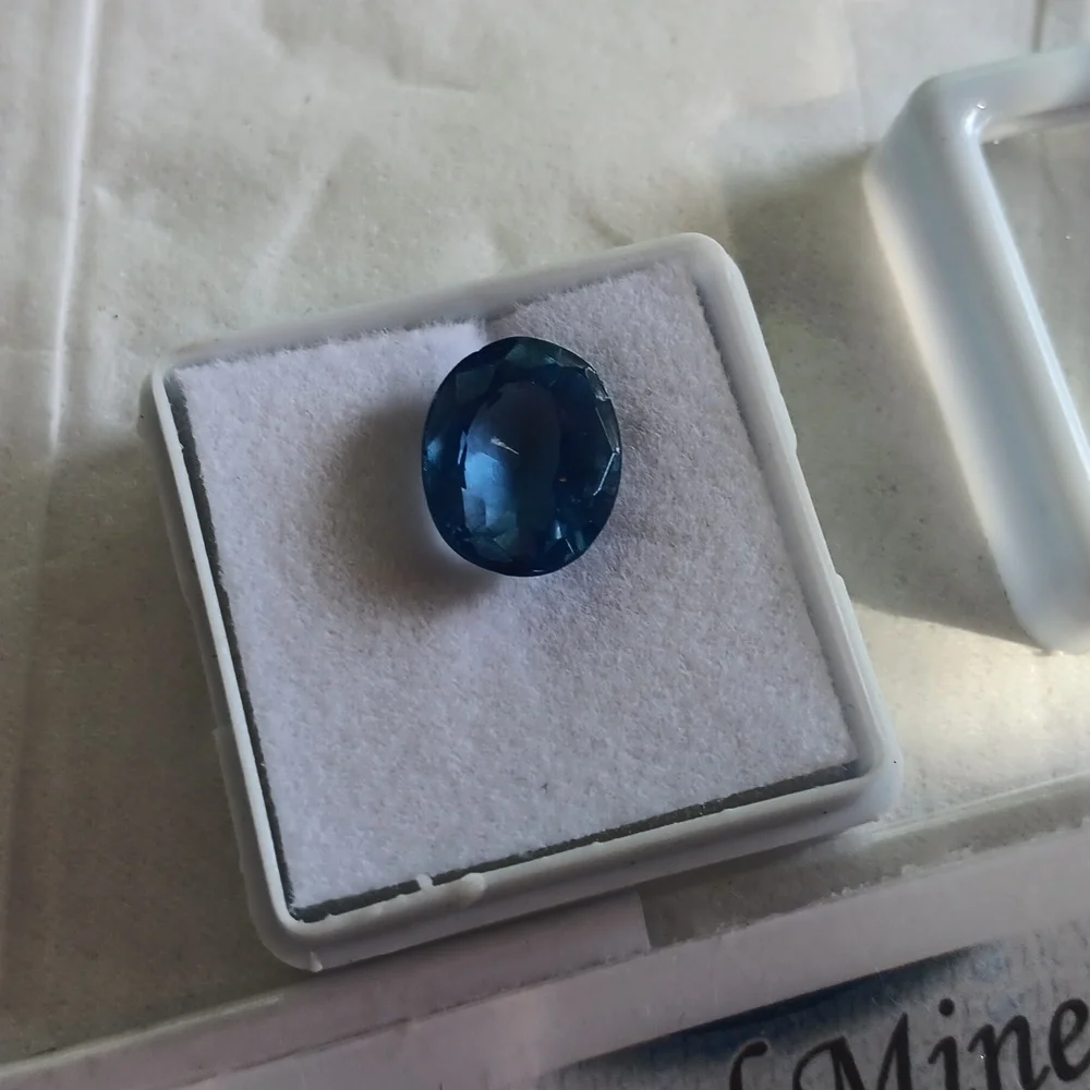 5CT Natural Oval Cut Tanzanite Certified - Picture 2 of 7